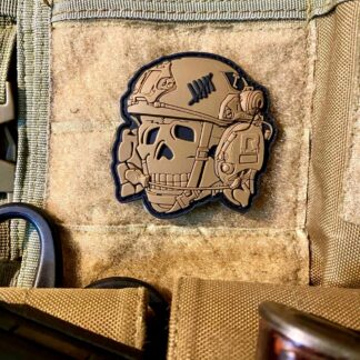 <strong>3D ПВХ шеврон "Operator Toten skull"  койот</strong>