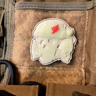 <strong>3D ПВХ шеврон "Operator Toten skull" glow</strong>
