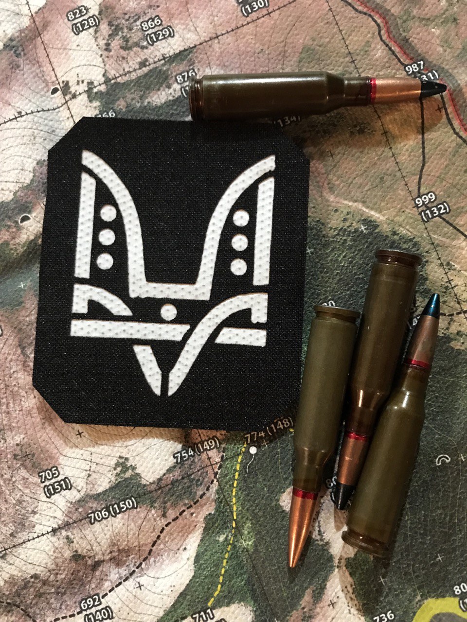 <strong>Шеврон «Двозуб ССО» v2 lasercut bk-gl<strong> - Зображення 3