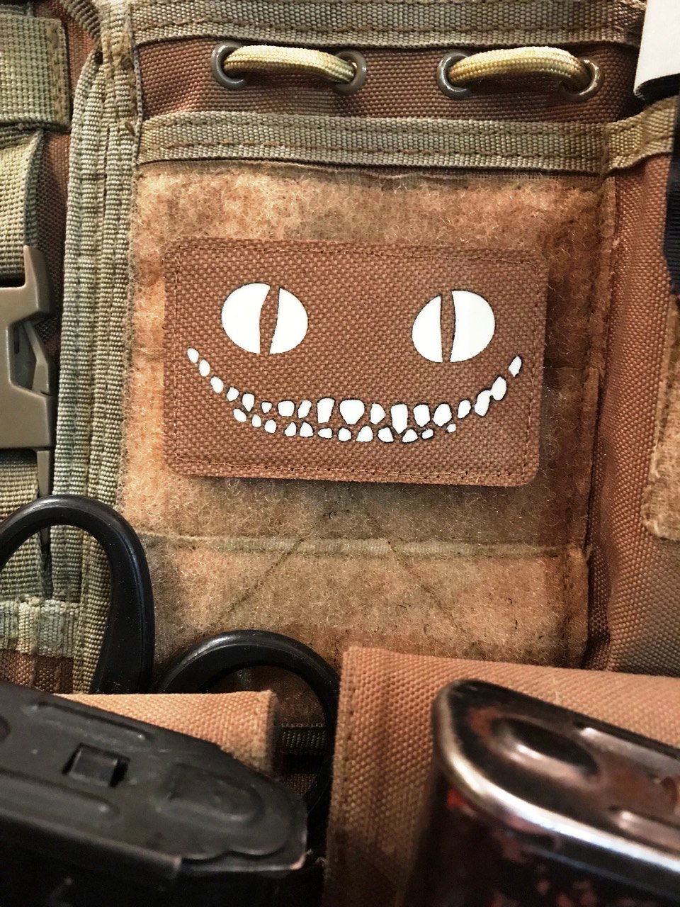<strong>Шеврон «Smiling cat» lasercut cb-gl</strong>
