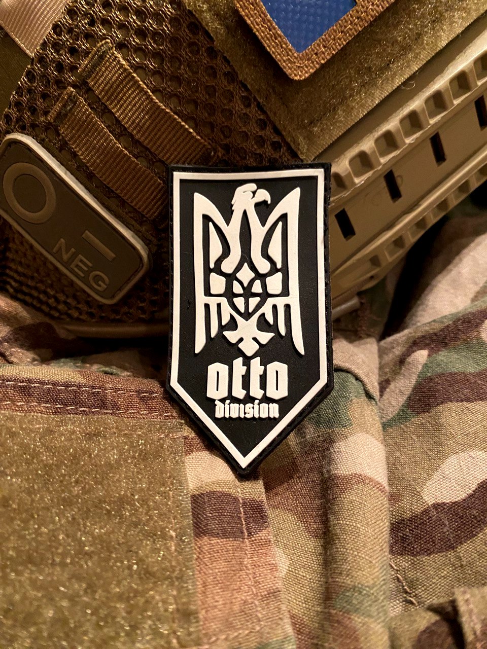 <strong>ПВХ шеврон "Otto Division" bk/wh</strong> - Зображення 2