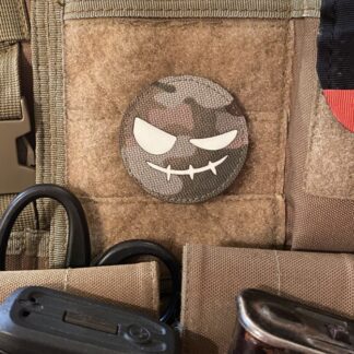 <strong> Шеврон «Evil smile» lasercut mc/gl </strong>