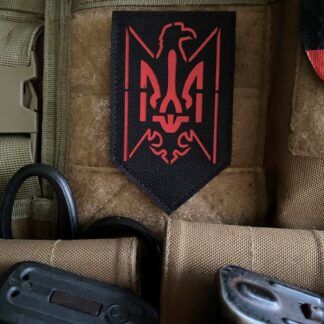 <strong>Шеврон “Великодержавний сокіл з тризубом” v2 bk/red</strong>