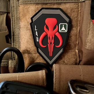 <strong>ПВХ шеврон «Mandalorian Logo» олива</strong>