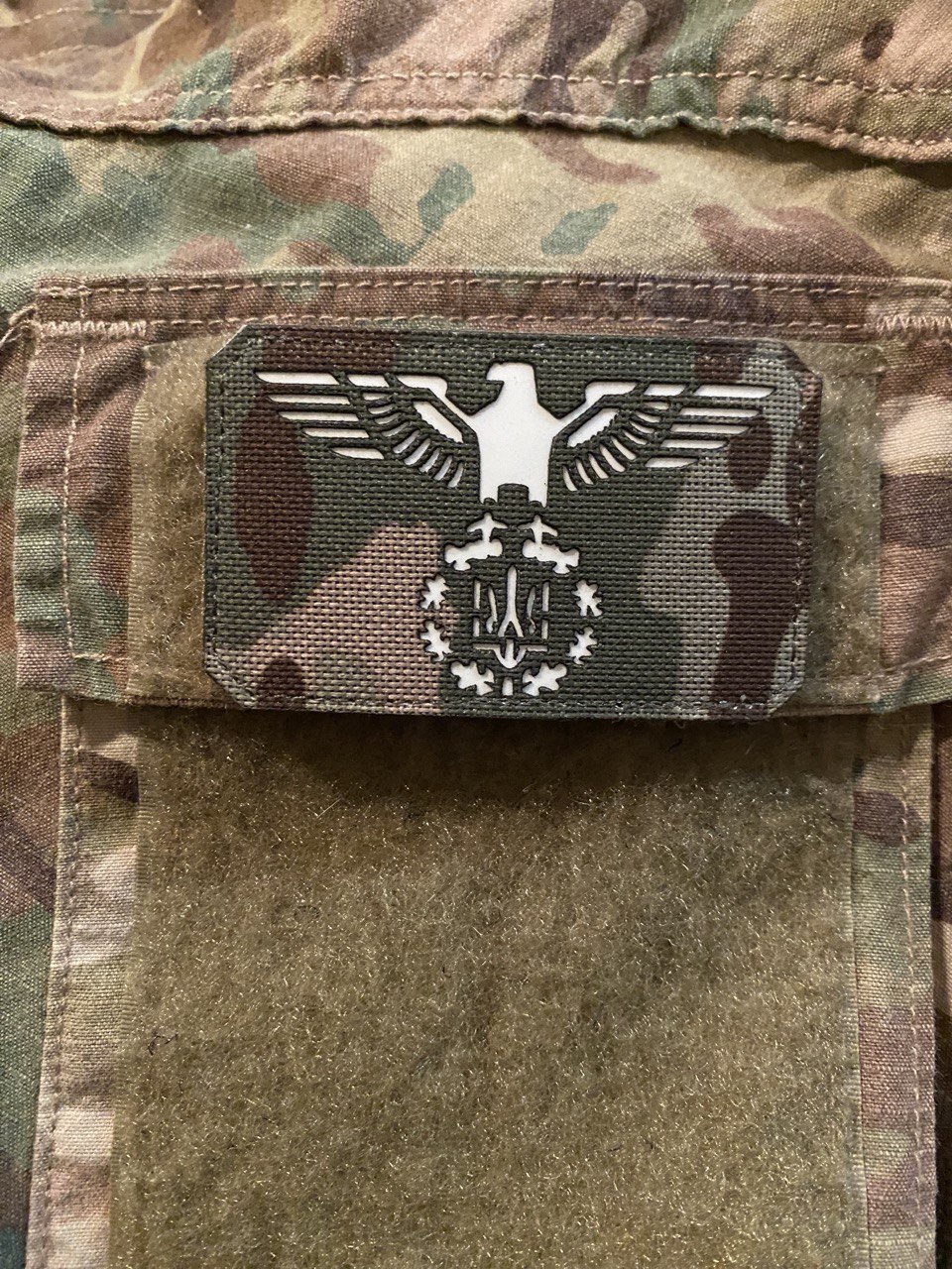 <strong>Шеврон “Орел з тризубом” lasercut mc/gl</strong> - Зображення 4