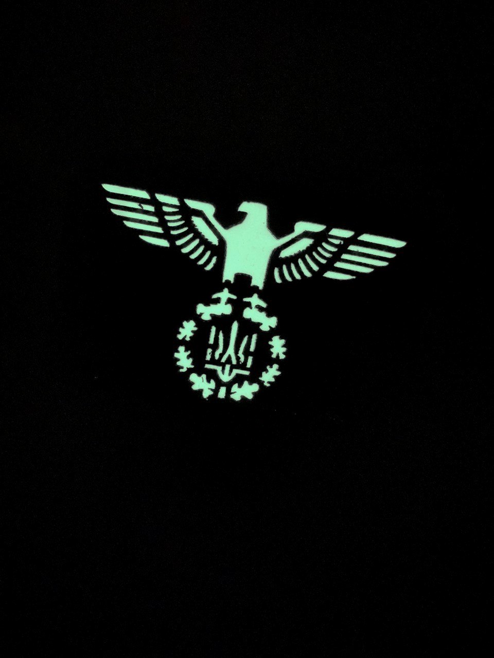 <strong>Шеврон “Орел з тризубом” lasercut bk/gl</strong> - Зображення 2
