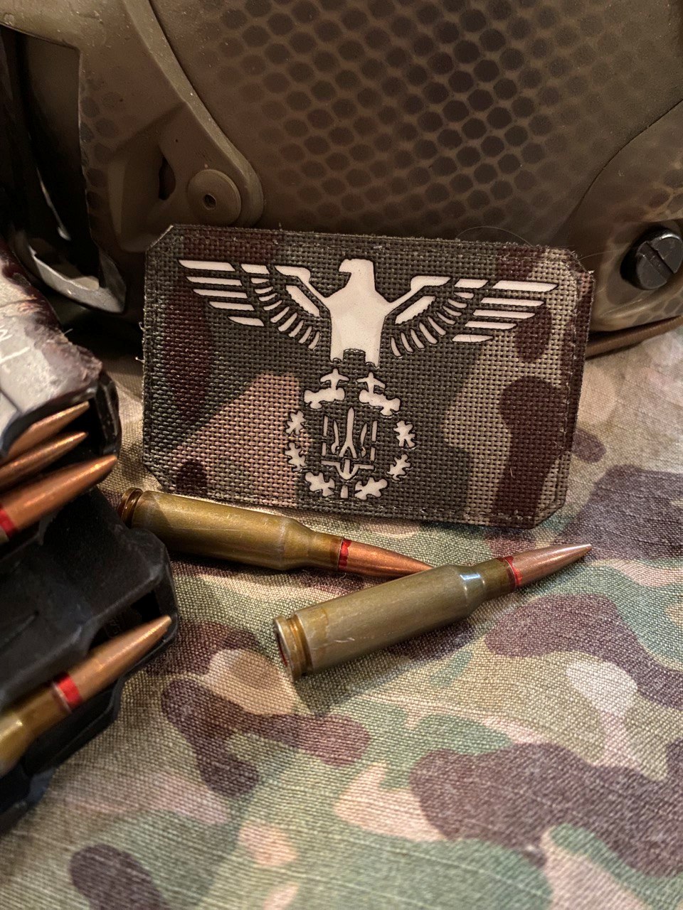 <strong>Шеврон “Орел з тризубом” lasercut mc/gl</strong> - Зображення 3