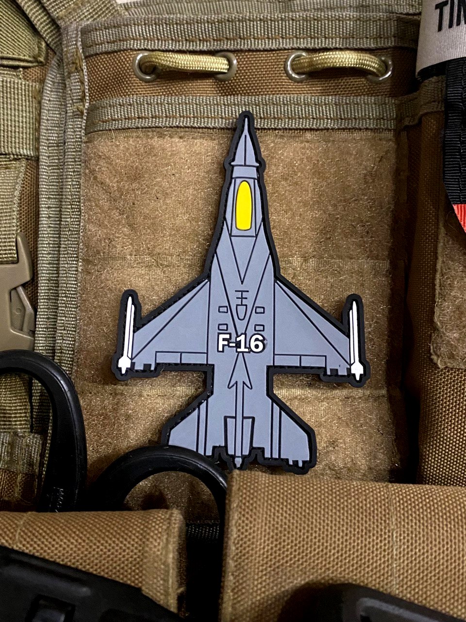 <strong>2D ПВХ шеврон «F-16»</strong>