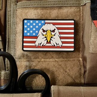 <strong>ПВХ шеврон «Прапор США орел» колір</strong>