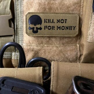 <strong>Шеврон "Kill not for money" cb/bk</strong>