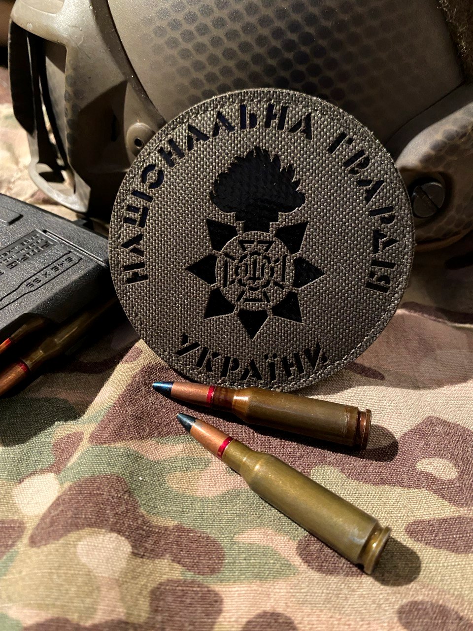 <strong>Шеврон "НГУ" lasercut od-bk</strong> - Зображення 2