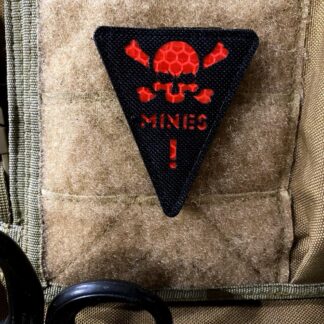 <strong>Шеврон "Міни (Mines)" bk/red rf</strong>