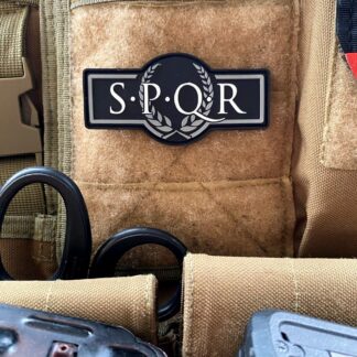 <strong>ПВХ шеврон "SPQR" bk</strong>