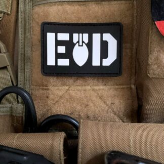<strong>ПВХ шеврон "EOD"  bk/wh</strong>