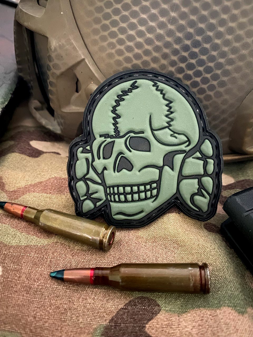 <strong>3D ПВХ шеврон «Голова Адама old school» od</strong> - Зображення 2