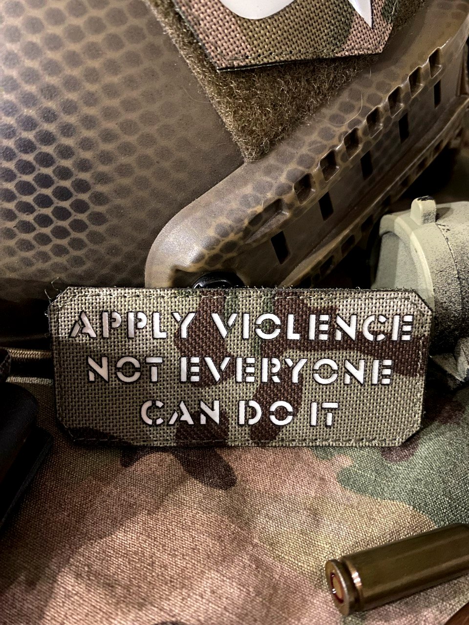 <strong>Шеврон “Apply violence not everyone can do it” mc/gl</strong> - Зображення 3