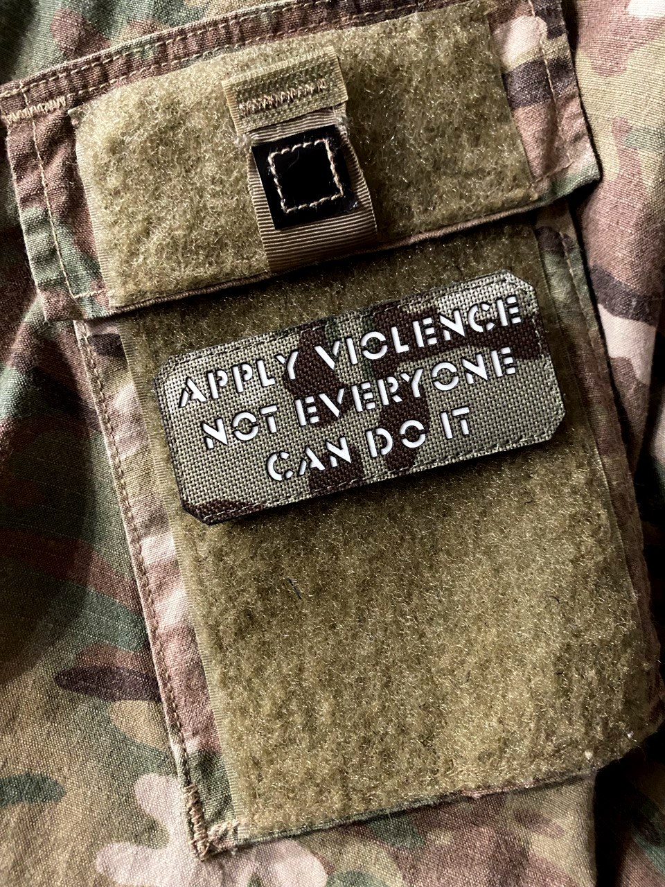 <strong>Шеврон “Apply violence not everyone can do it” mc/gl</strong> - Зображення 4
