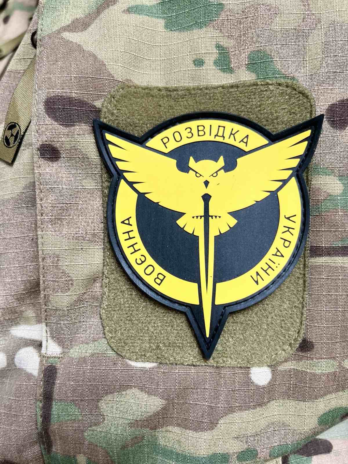 <strong>2D ПВХ шеврон "Воєнна розвідка" колір</strong> - Зображення 2