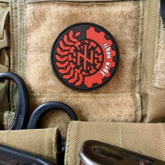 <strong>ПВХ шеврон «Ідея Nації» круг bk-red</strong>