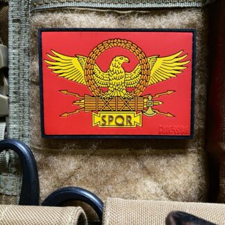 <strong>ПВХ шеврон "SPQR" red</strong>