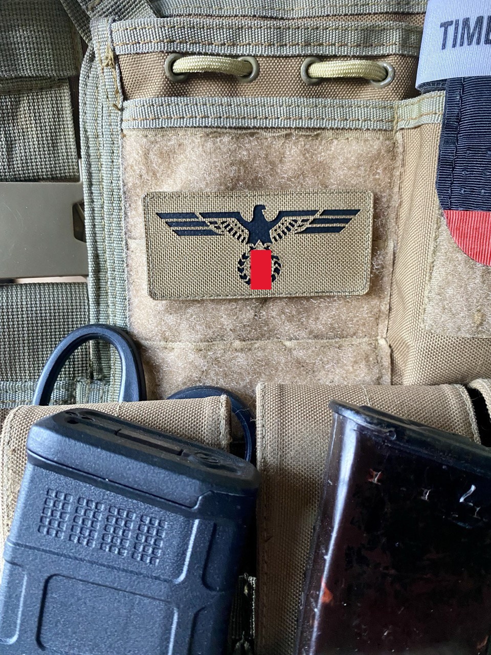 <strong>Шеврон “Орел Вермахт нагрудний М37” lasercut cb/bk</strong>