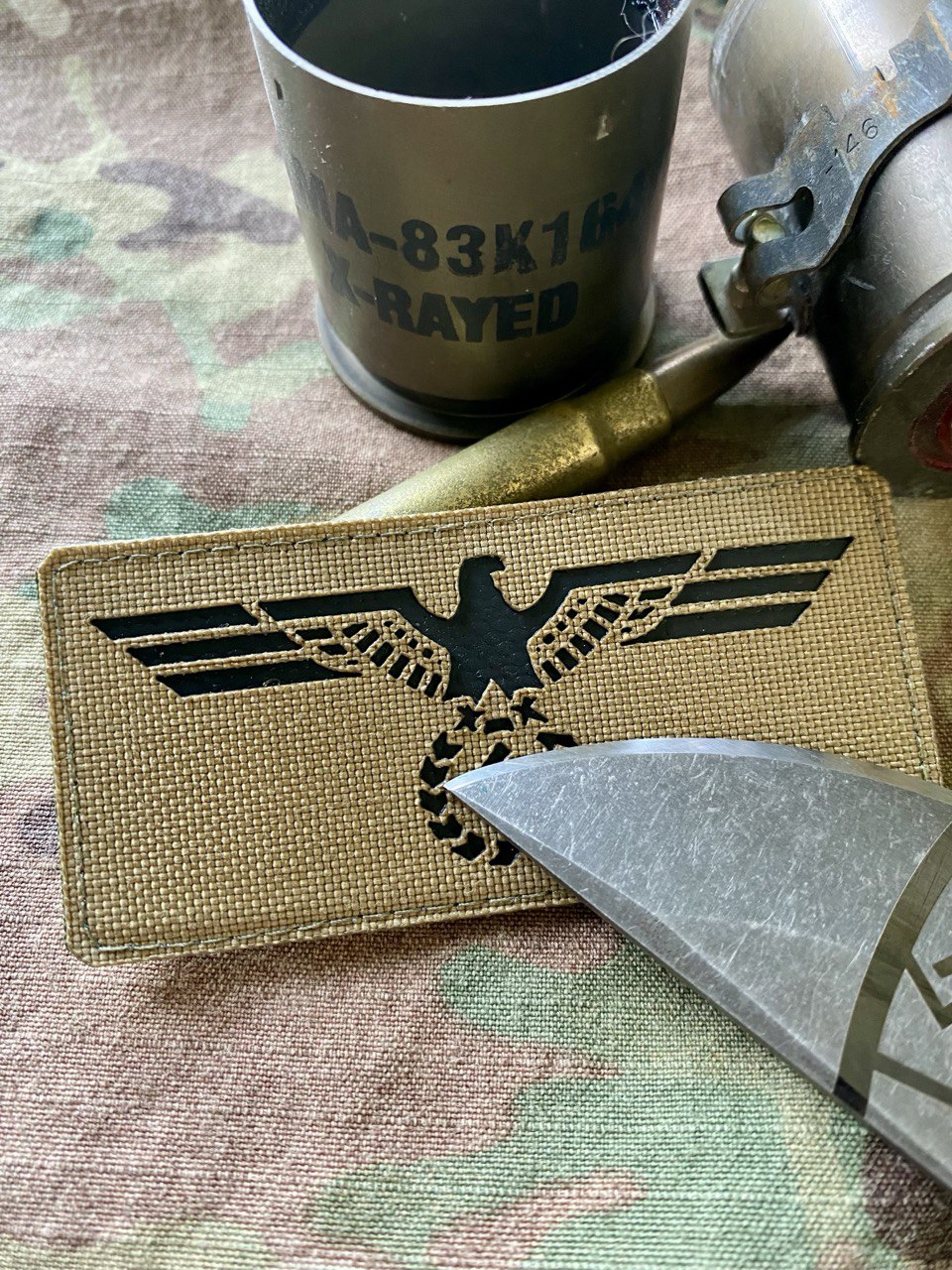 <strong>Шеврон “Орел Вермахт нагрудний М37” lasercut cb/bk</strong> - Зображення 4