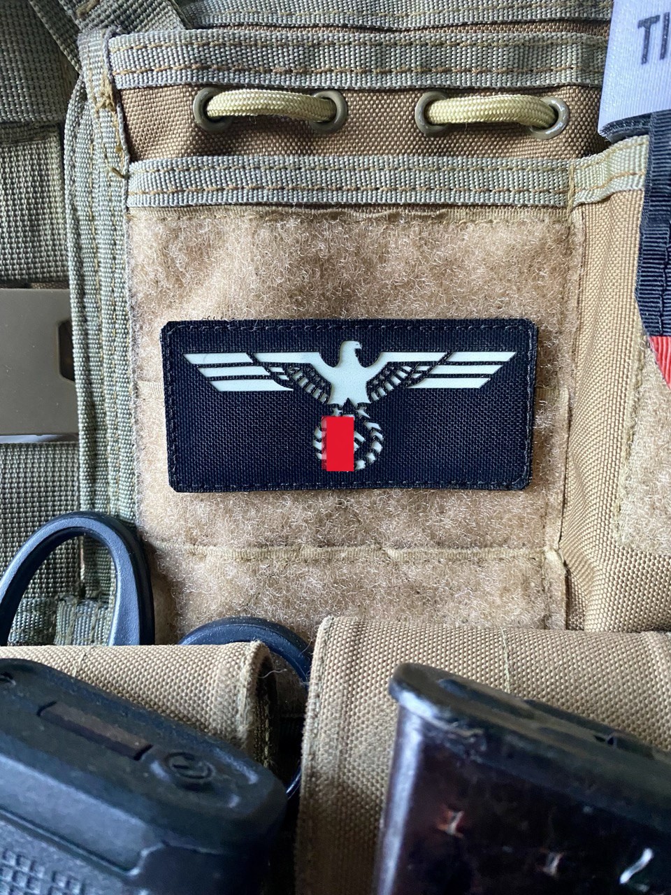 <strong>Шеврон “Орел Вермахт нагрудний М37” lasercut bk/gl</strong>