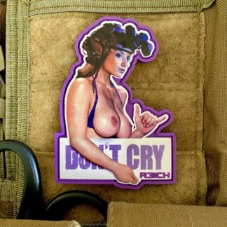 <strong>ПВХ шеврон Tactical girl "Don*t cry"</strong>