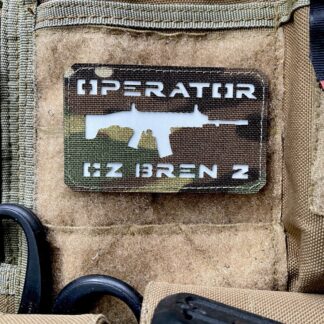 <strong>Шеврон "CZ Bren 2 оператор" lasercut mc/gl</strong>