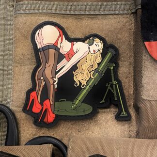 <strong>3D ПВХ шеврон «Mortair girl» </strong>