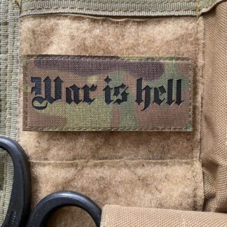 <strong>Шеврон "War is hell" mc/bk</strong>