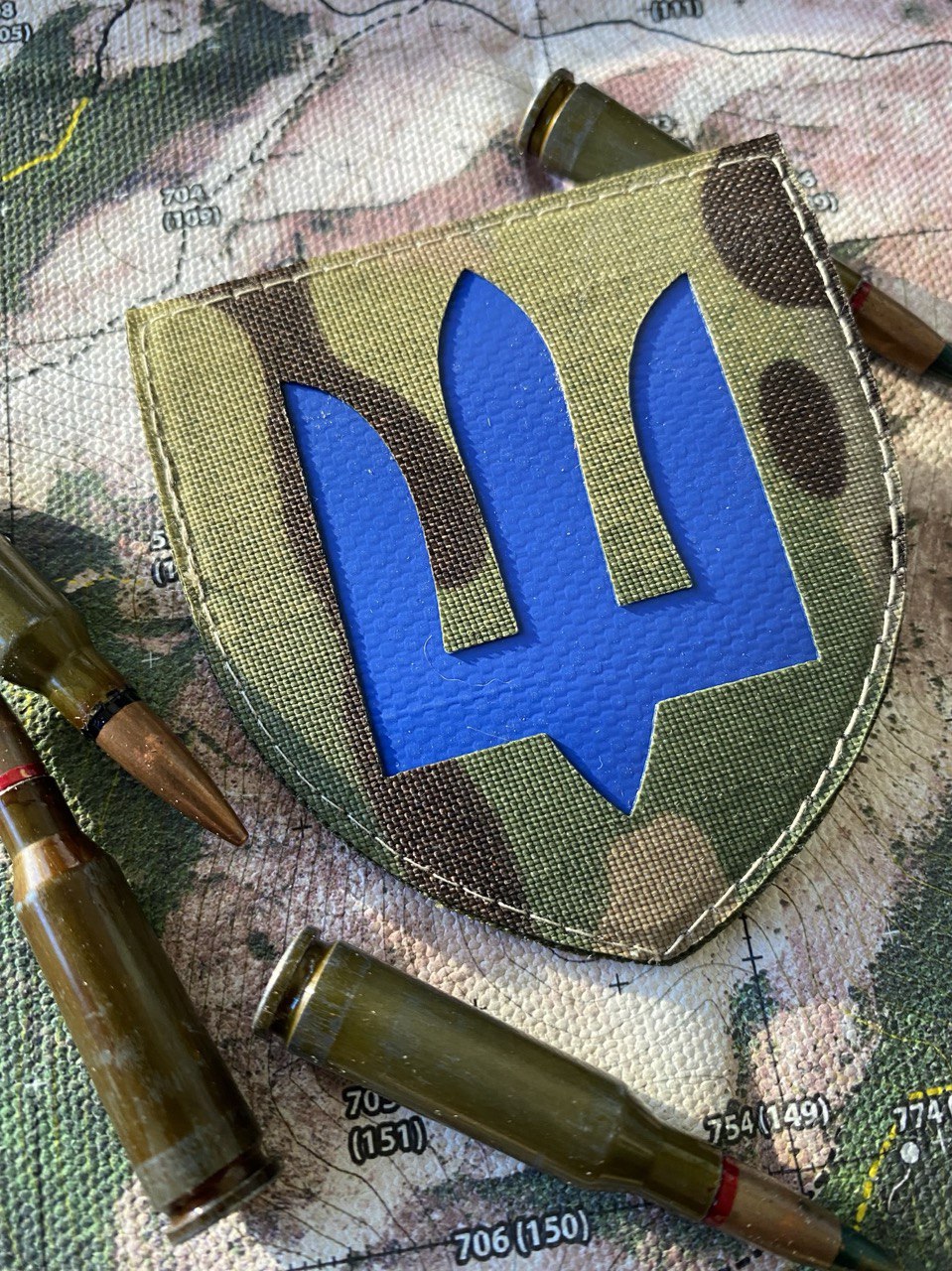<strong>Шеврон "Механізовані війська ЗСУ" lasercut mc/bl</strong> - Зображення 2