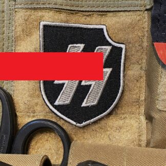 <strong>Шеврон "Ваффен-СС (Waffen-SS)" ч/б</strong>