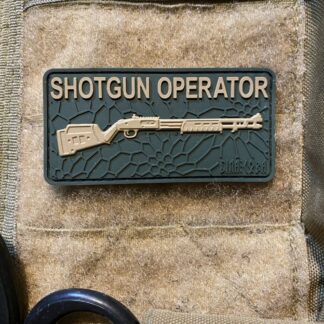 <strong>ПВХ шеврон "Shotgun operator" cb</strong>