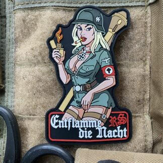 <strong>ПВХ шеврон «Erika.Enflamme die nacht» пін ап</strong>