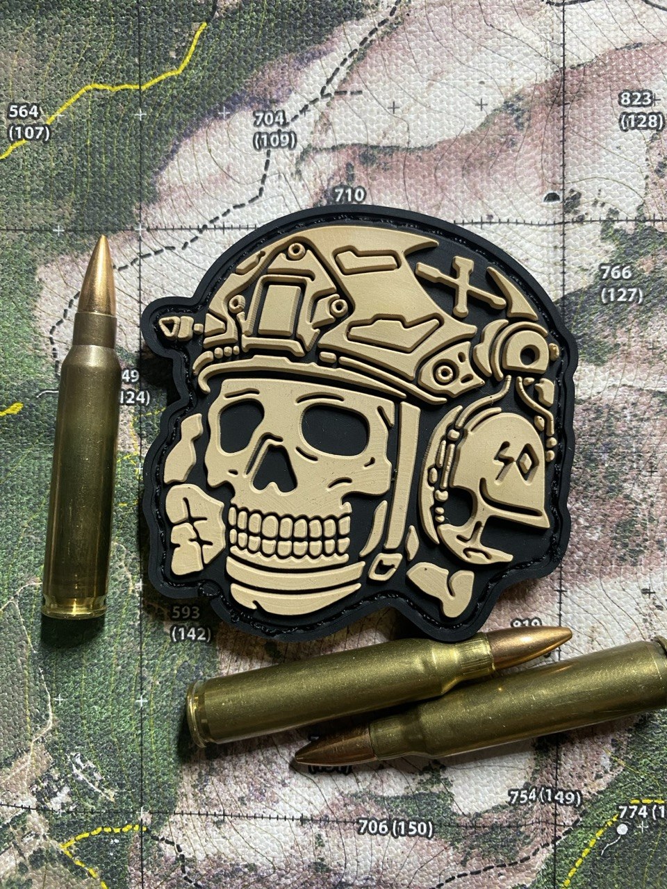 <strong>3D ПВХ шеврон "Operator Totenkopf skull SO" cb</strong> - Зображення 2