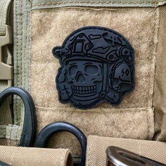 <strong>3D ПВХ шеврон "Operator Totenkopf skull SO" bk</strong>