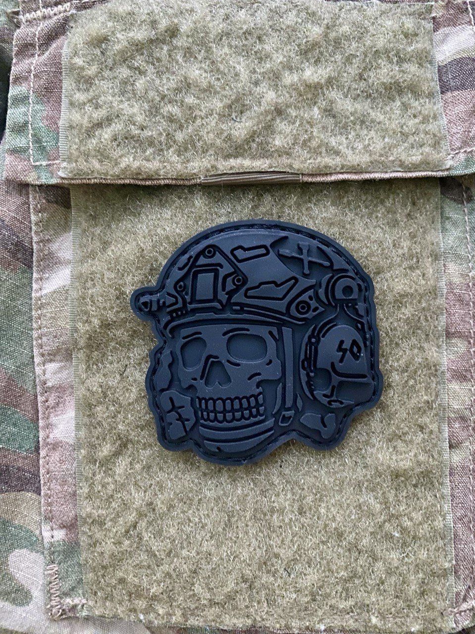 <strong>3D ПВХ шеврон "Operator Totenkopf skull SO" bk</strong> - Зображення 3