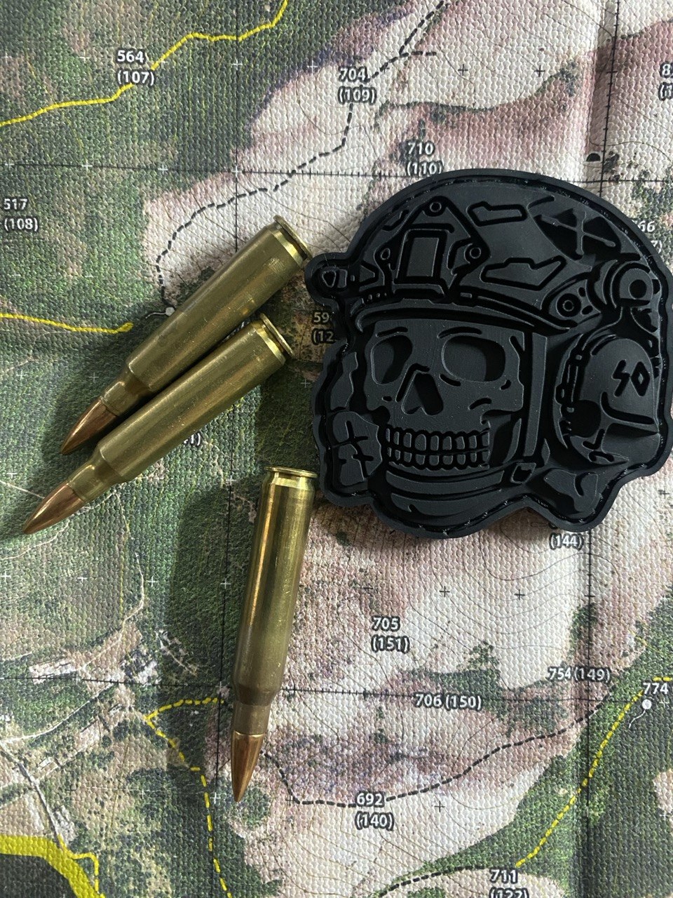 <strong>3D ПВХ шеврон "Operator Totenkopf skull SO" bk</strong> - Зображення 2