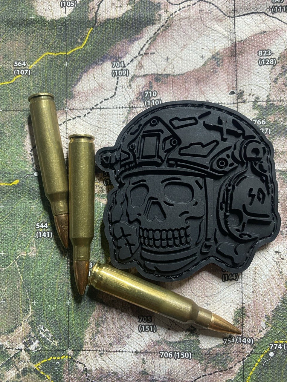 <strong>3D ПВХ шеврон "Operator Totenkopf skull SO" bk</strong> - Зображення 4