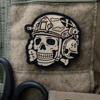 <strong>3D ПВХ шеврон "Operator Totenkopf skull SO" cb</strong>