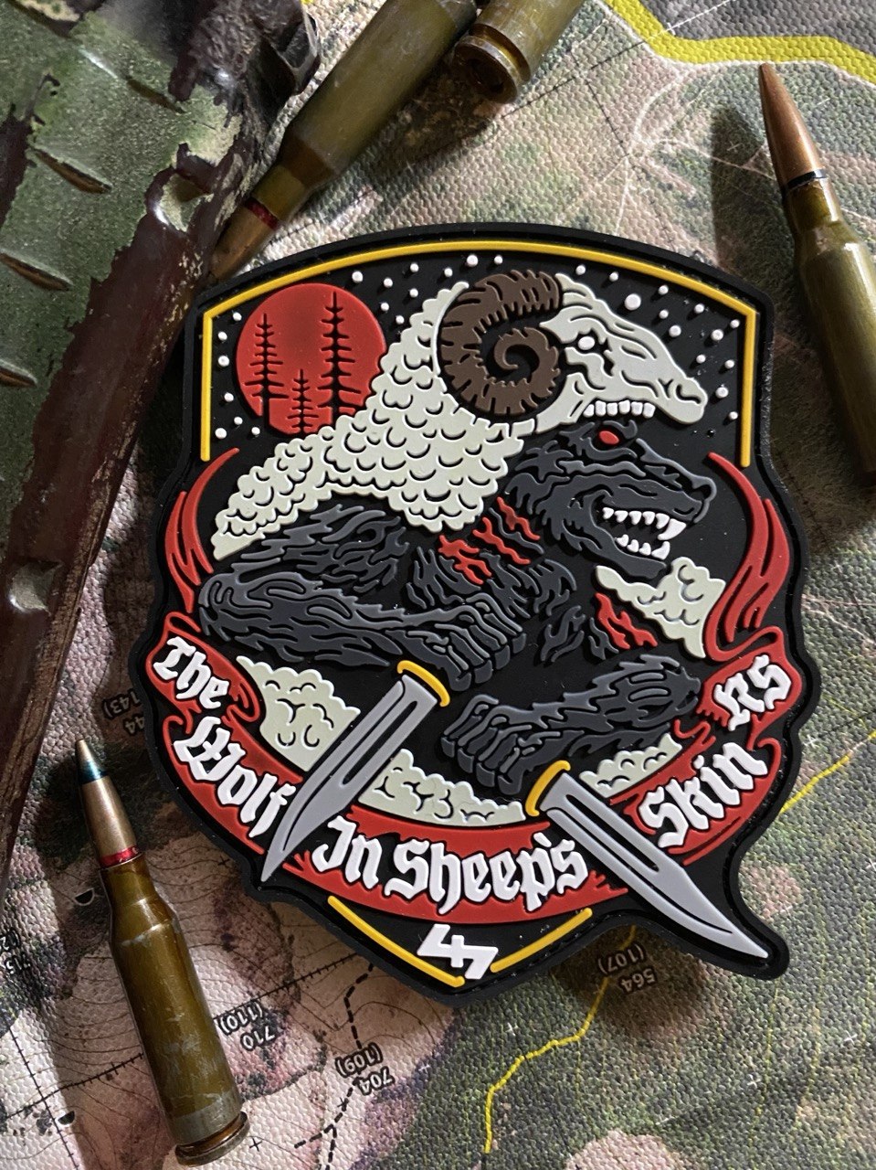 <strong>ПВХ шеврон "The Wolf In Sheep's Skin"</strong> - Зображення 2